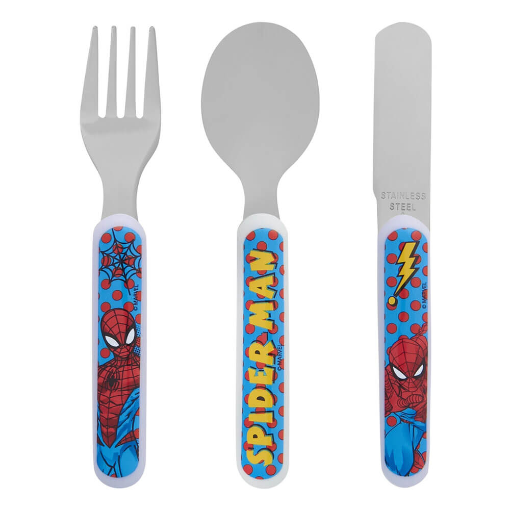 Polar Gear Spider-Man Pop 3 Piece Cutlery Set